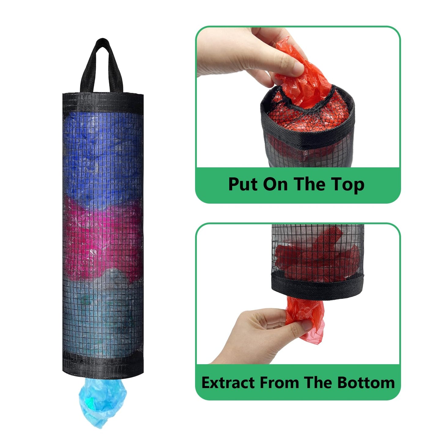 Qokzek Plastic Storage Mesh Bag