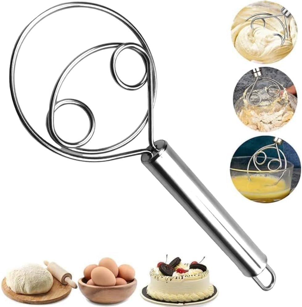 Qokzek tainless Steel Atta Maker, Dough Mixer, Baking Tools Beater, Roti Atta Blender