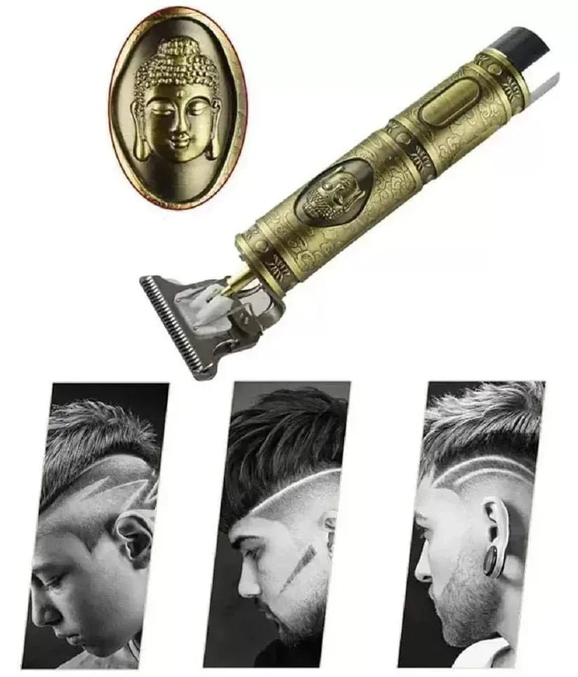 Men's Hair Trimmer Adjustable Blade, Close Cut Trimming, 1200 Mah Battery, Gold @ Just Rs.599/ - 