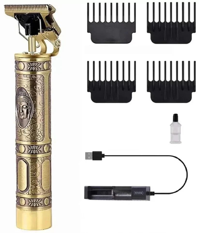 Men's Hair Trimmer Adjustable Blade, Close Cut Trimming, 1200 Mah Battery, Gold @ Just Rs.599/ - 