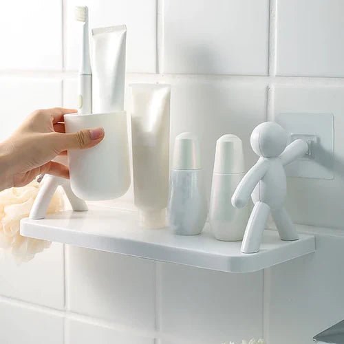 Qokzek Adhesive Wall Mounted shelve