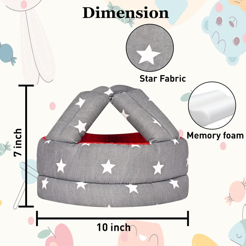 Qokzek Baby Safety Helmet Infant Toddler Helmet, Baby Head Protector